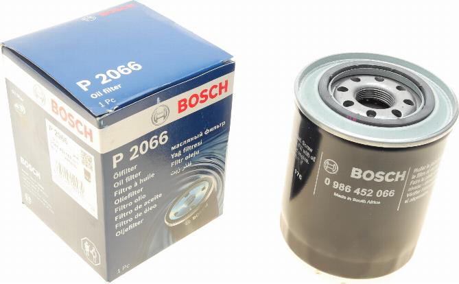 BOSCH 0 986 452 066 - Filtru ulei www.parts5.com