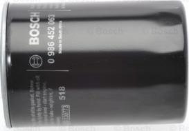 BOSCH 0 986 452 063 - Filtro de aceite www.parts5.com