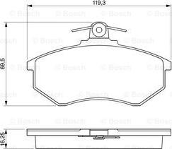 BOSCH 0 986 466 698 - Jarrupala, levyjarru www.parts5.com