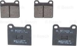 BOSCH 0 986 466 302 - Brake Pad Set, disc brake parts5.com