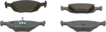 BOSCH 0 986 460 996 - Brake Pad Set, disc brake www.parts5.com