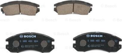 BOSCH 0 986 460 984 - Тормозные колодки, дисковые, комплект www.parts5.com