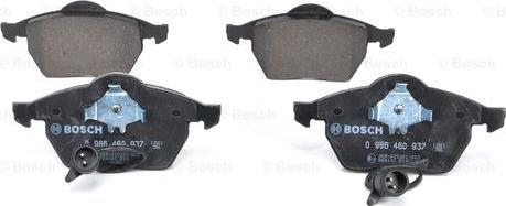 BOSCH 0 986 460 937 - Juego de pastillas de freno www.parts5.com