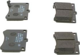 BOSCH 0 986 460 974 - Brake Pad Set, disc brake www.parts5.com