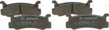 BOSCH 0 986 460 080 - Brake Pad Set, disc brake www.parts5.com