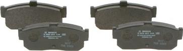 BOSCH 0 986 461 144 - Brake Pad Set, disc brake www.parts5.com