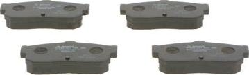 BOSCH 0 986 461 144 - Brake Pad Set, disc brake www.parts5.com