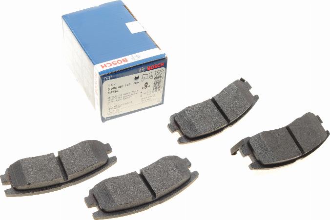 BOSCH 0 986 461 145 - Brake Pad Set, disc brake parts5.com