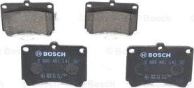 BOSCH 0 986 461 141 - Brake Pad Set, disc brake www.parts5.com