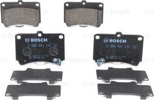 BOSCH 0 986 461 141 - Brake Pad Set, disc brake www.parts5.com