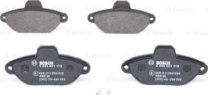 BOSCH 0 986 461 119 - Set placute frana,frana disc www.parts5.com