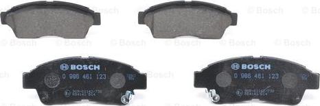 BOSCH 0 986 461 123 - Fékbetétkészlet, tárcsafék www.parts5.com