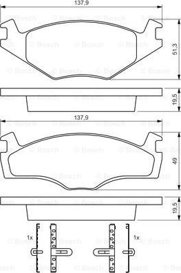 BOSCH 0 986 468 873 - Jarrupala, levyjarru www.parts5.com