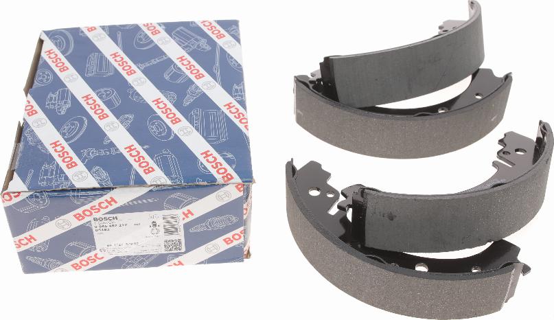 BOSCH 0 986 487 217 - Brake Shoe Set www.parts5.com