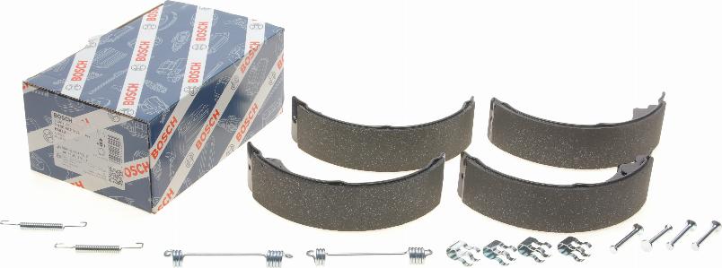 BOSCH 0 986 487 712 - Brake Shoe Set, parking brake parts5.com