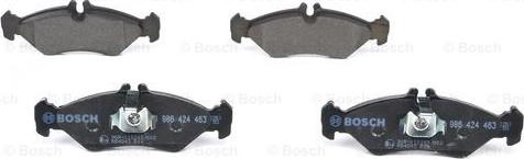 BOSCH 0 986 424 463 - Juego de pastillas de freno www.parts5.com