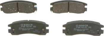 BOSCH 0 986 424 467 - Brake Pad Set, disc brake www.parts5.com