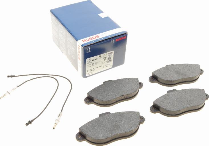 BOSCH 0 986 424 415 - Brake Pad Set, disc brake www.parts5.com