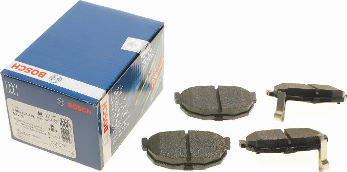 BOSCH 0 986 424 418 - Bremsbelagsatz, Scheibenbremse www.parts5.com