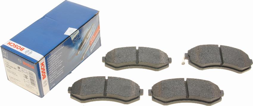 BOSCH 0 986 424 489 - Brake Pad Set, disc brake parts5.com