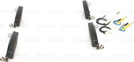 BOSCH 0 986 424 598 - Brake Pad Set, disc brake www.parts5.com