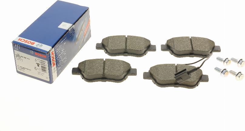 BOSCH 0 986 424 597 - Brake Pad Set, disc brake www.parts5.com