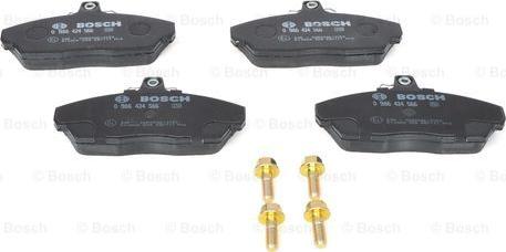 BOSCH 0 986 424 566 - Juego de pastillas de freno www.parts5.com