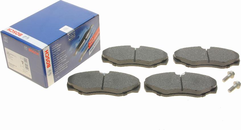 BOSCH 0 986 424 531 - Brake Pad Set, disc brake www.parts5.com