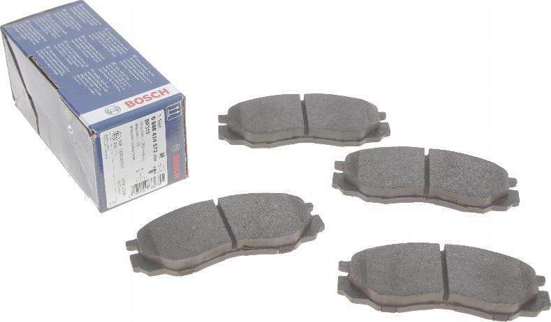 BOSCH 0 986 424 572 - Juego de pastillas de freno www.parts5.com