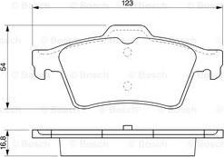 BOSCH 0 986 424 617 - Kit de plaquettes de frein, frein à disque www.parts5.com