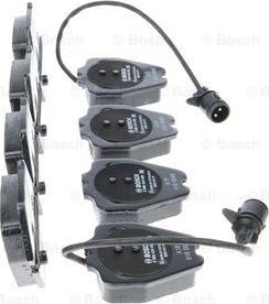 BOSCH 0 986 424 689 - Σετ τακάκια, δισκόφρενα www.parts5.com