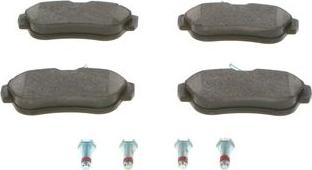 BOSCH 0 986 424 625 - Brake Pad Set, disc brake www.parts5.com