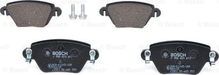 BOSCH 0 986 424 671 - Σετ τακάκια, δισκόφρενα www.parts5.com