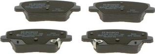 BOSCH 0 986 424 864 - Brake Pad Set, disc brake www.parts5.com