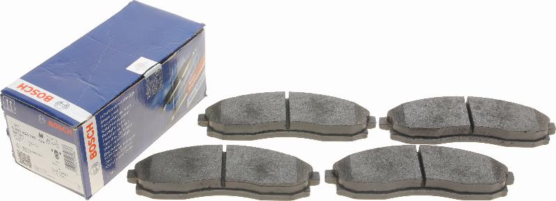 BOSCH 0 986 424 340 - Brake Pad Set, disc brake www.parts5.com