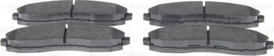 BOSCH 0 986 424 340 - Brake Pad Set, disc brake www.parts5.com