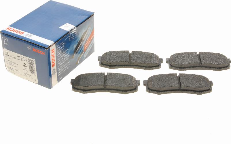 BOSCH 0 986 424 313 - Brake Pad Set, disc brake www.parts5.com