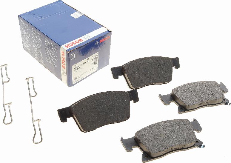 BOSCH 0 986 424 329 - Brake Pad Set, disc brake www.parts5.com