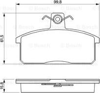 BOSCH 0 986 424 274 - Set placute frana,frana disc www.parts5.com