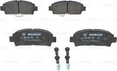 BOSCH 0 986 424 799 - Fékbetétkészlet, tárcsafék www.parts5.com