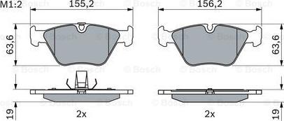 BOSCH 0 986 424 767 - Тормозные колодки, дисковые, комплект www.parts5.com