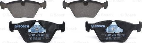 BOSCH 0 986 424 767 - Juego de pastillas de freno www.parts5.com