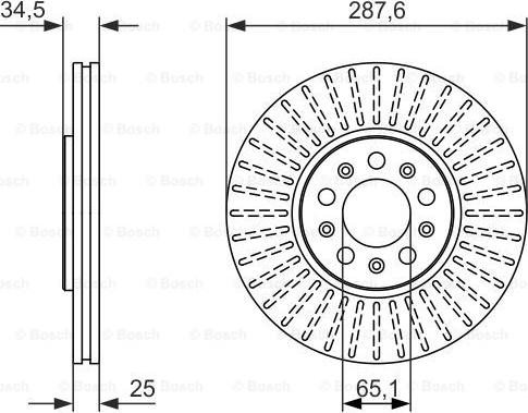 BOSCH 0 986 479 914 - Тормозной диск www.parts5.com