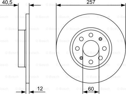 BOSCH 0 986 479 C11 - Disco de freno www.parts5.com