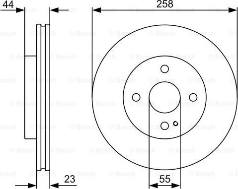 BOSCH 0 986 479 541 - Brake Disc www.parts5.com