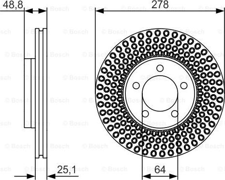 BOSCH 0 986 479 699 - Féktárcsa www.parts5.com