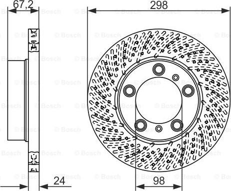 BOSCH 0 986 479 674 - Disc frana www.parts5.com