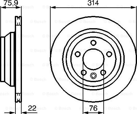 BOSCH 0 986 479 B72 - Disc frana www.parts5.com