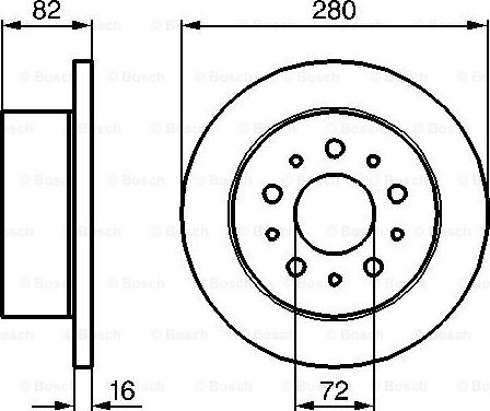 BOSCH 0 986 479 B63 - Brake Disc www.parts5.com