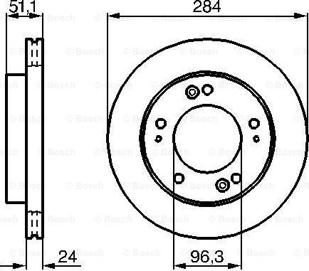 BOSCH 0 986 479 020 - Disc frana www.parts5.com